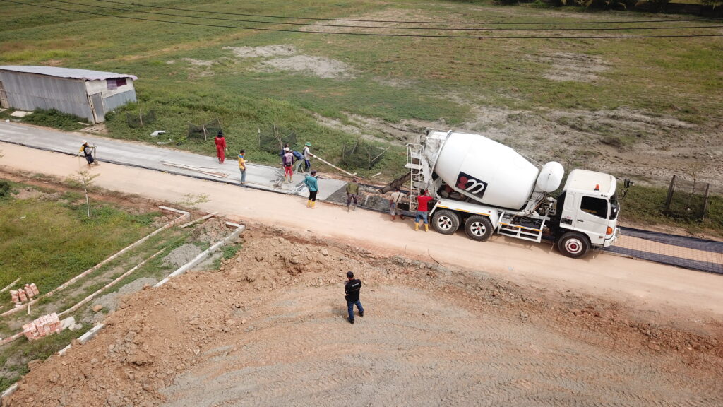 proses produksi beton ready mix